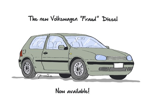 Cartoon: Fraud Diesel (medium) by Marcus Gottfried tagged volkswagen,vw,fraud,engine,money,exhaust,us,usa,winner,marcus,gottfried,cartoon,carikature,volkswagen,vw,fraud,engine,money,exhaust,us,usa,winner,marcus,gottfried,cartoon,carikature