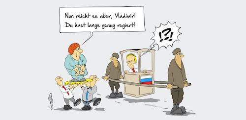 Cartoon: Genug regiert (medium) by Marcus Gottfried tagged putin,russland,wählen,präsident,präsidentschaftswahl,merkel,kanzlerin,amtszeit,marcus,gottfried,cartoon,karikatur,putin,russland,wählen,präsident,präsidentschaftswahl,merkel,kanzlerin,amtszeit,marcus,gottfried,cartoon,karikatur