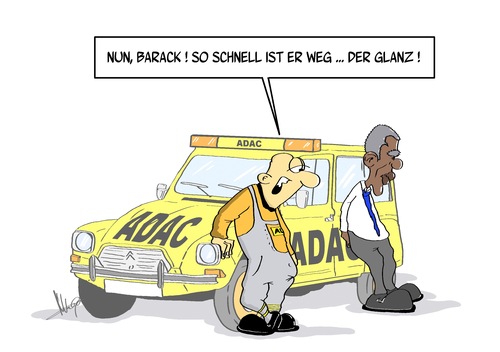 Cartoon: Glanz weg (medium) by Marcus Gottfried tagged obama,barack,president,usa,autoclub,adac,hoffnung,glanz,verschleierung,betrug,gottfried,marcus,name,trick,bewertung,absturz,versagen,reputation,ruf,rücktritt,presse,schummeln,autopreis,schnell,karikatur,cartoon,barack,obama,usa,president,adac,autoclub,betrug,verschleierung,glanz,hoffnung,name,marcus,gottfried,cartoon,karikatur,schnell,versagen,absturz,bewertung,trick,autopreis,schummeln,presse,rücktritt,ruf,reputation