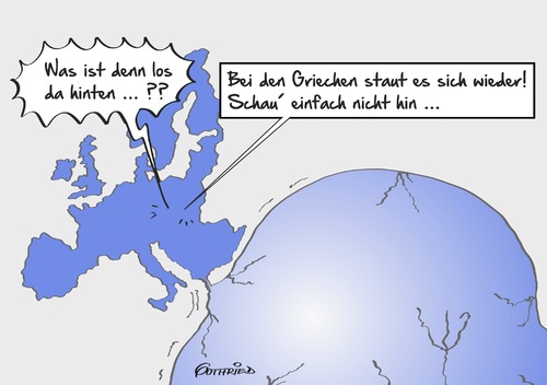 Griechenland Stau Griechenland Stau