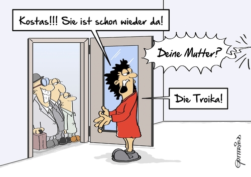 Hausbesuch der Troika Hausbesuch der Troika