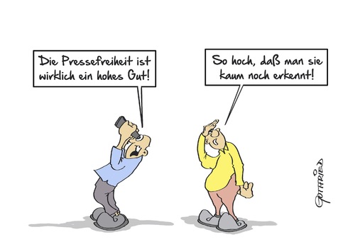 Cartoon: hohes Gut (medium) by Marcus Gottfried tagged pressefreiheit,freiheit,zeitung,zeitschrift,unterdrückung,erarbeitet,meinung,meinungsfreiheit,fernglas,besehen,sicht,entfernung,greifbar,höhe,gut,erkenntnis,marcus,gottfried,cartoon,karikatur,pressefreiheit,freiheit,zeitung,zeitschrift,unterdrückung,erarbeitet,meinung,meinungsfreiheit,fernglas,besehen,sicht,entfernung,greifbar,höhe,gut,erkenntnis,marcus,gottfried,cartoon,karikatur