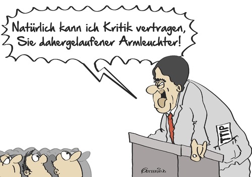 Cartoon: Kritik vertragen (medium) by Marcus Gottfried tagged spd,kritik,partei,sigmar,gabriel,angriff,vorsitzender,rücktritt,abschuss,regierung,rückhalt,vorstand,gegenstimmen,ttip,freunde,marcus,gottfried,cartoon,karikatur,spd,kritik,partei,sigmar,gabriel,angriff,vorsitzender,rücktritt,abschuss,regierung,rückhalt,vorstand,gegenstimmen,ttip,freunde,marcus,gottfried,cartoon,karikatur