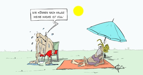 Maske voll Maske voll