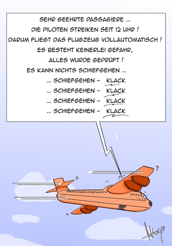 Cartoon: Pilotenstreik (medium) by Marcus Gottfried tagged arbeitszeit,lohn,geld,rente,ersatz,ausfall,verzögerung,karikatur,cartoon,gottfried,marcus,urlaub,flugzeug,flug,arbeitskampf,streik,pilotenstreik,lufthansa,lufthansa,pilotenstreik,streik,arbeitskampf,flug,flugzeug,urlaub,marcus,gottfried,cartoon,karikatur,verzögerung,ausfall,ersatz,rente,geld,lohn,arbeitszeit