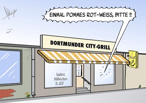 Pommes rot-weiß Pommes rot-weiß