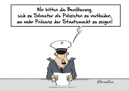 Präsenz zeigen Präsenz zeigen