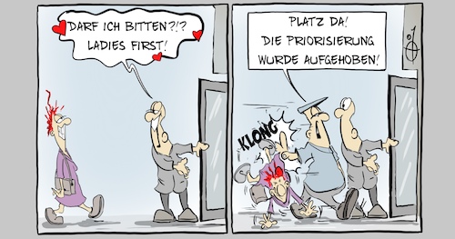 Cartoon: Priorisierung (medium) by Marcus Gottfried tagged priorisierung,infektion,impfung,impfe,carona,covid,marcus,gottfried,priorisierung,infektion,impfung,impfe,carona,covid,marcus,gottfried