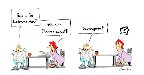 Cartoon: Quote (medium) by Marcus Gottfried tagged quote,elektroauto,auto,fossile,energie,strom,alternative,antrieb,diesel,dieselgate,frauenquote,planwirtschaft,planen,freunde,marcus,gottfried,cartoon,karikatur,quote,elektroauto,auto,fossile,energie,strom,alternative,antrieb,diesel,dieselgate,frauenquote,planwirtschaft,planen,freunde,marcus,gottfried,cartoon,karikatur