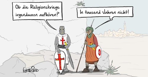 Cartoon: Religionskrieg (medium) by Marcus Gottfried tagged sri,lanka,religionskrieg,krieg,religion,glaube,christentum,muslimen,jerusalem,sri,lanka,religionskrieg,krieg,religion,glaube,christentum,muslimen,jerusalem