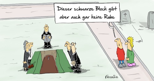 Cartoon: Ruhe (medium) by Marcus Gottfried tagged g20,hamburg,gipfel,schwarzer,block,linke,autonome,schwarz,kleidung,verwechslung,beerdigung,trauer,friedhof,grab,grabrede,frieden,freunde,marcus,gottfried,cartoon,karikatur,g20,hamburg,gipfel,schwarzer,block,linke,autonome,schwarz,kleidung,verwechslung,beerdigung,trauer,friedhof,grab,grabrede,frieden,freunde,marcus,gottfried,cartoon,karikatur