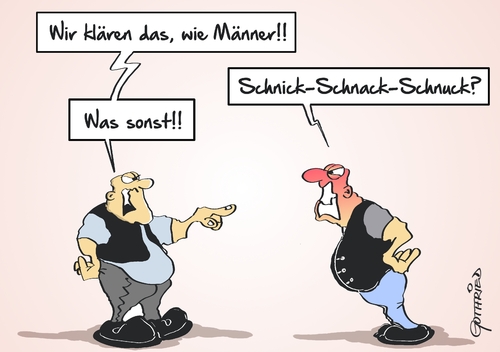 Cartoon: Schnick Schnack Schnuck (medium) by Marcus Gottfried tagged schnick,schnack,schnuck,kinderspiel,rocker,kampf,männer,austragen,alternativlos,alternative,kämpfen,gewinnen,marcus,gottfried,cartoon,karikatur,schnick,schnack,schnuck,kinderspiel,rocker,kampf,männer,austragen,alternativlos,alternative,kämpfen,gewinnen,marcus,gottfried,cartoon,karikatur