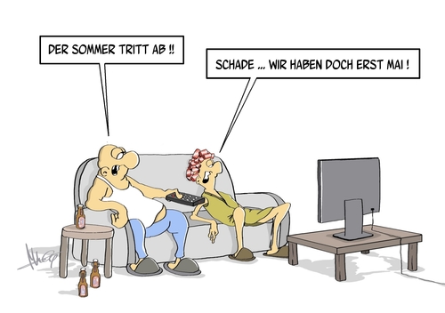 Sommer tritt zurück Sommer tritt zurück