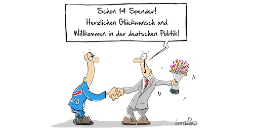 Cartoon: Spender (medium) by Marcus Gottfried tagged afd,spenden,großspeicher,geld,lobbyisten,lobby,partei,demokratie,glückwunsch,afd,spenden,großspeicher,geld,lobbyisten,lobby,partei,demokratie,glückwunsch