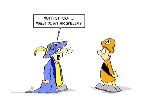 Cartoon: Spielkamerad (medium) by Marcus Gottfried tagged fdp,rösler,philipp,partei,parteivorsitzender,liberalen,regierung,wahl,bundestag,käptn,fipsi,piraten,fünf,prozent,einzug,parlament,berlin,mutti,merkel,angela,kanzlerin,bundeskanzlerin,spielen,spielplatz,kinder,kind,seeräuber,traurigkeit,weinen,trauer,enttäuschung