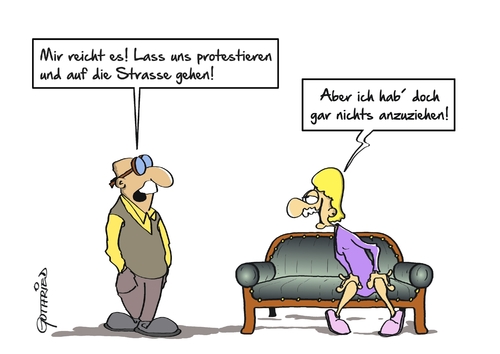 Cartoon: strassegehen (medium) by Marcus Gottfried tagged demo,demonstration,klage,klagen,widerstand,bürger,wähler,satt,leid,überdruss,politikverdrossenheit,straße,widerspruch,anziehen,mode,frau,mann,gegenatz,prioritäten,keidung,kleiderschrank,wirkung,schönheit,freude,marcus,gottfried,cartoon,karikatur,demo,demonstration,klage,klagen,widerstand,bürger,wähler,satt,leid,überdruss,politikverdrossenheit,straße,widerspruch,anziehen,mode,frau,mann,gegenatz,prioritäten,keidung,kleiderschrank,wirkung,schönheit,freude,marcus,gottfried,cartoon,karikatur