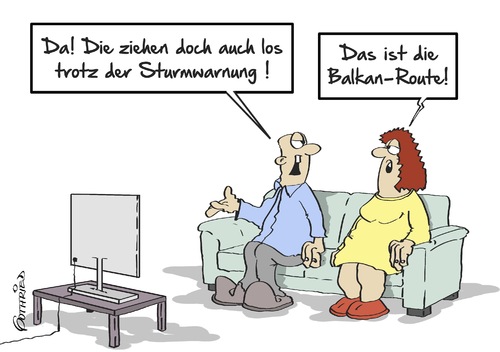 Cartoon: Sturmwarnung (medium) by Marcus Gottfried tagged sturm,sturmwarnung,wind,orkan,karneval,fasching,rosenmontag,umzug,rosenmontagszug,feiern,absage,wetter,gefahr,sturmtief,ruzica,regen,flüchtlinge,balkanroute,balkan,asyl,gewitter,freude,spaß,marcus,gottfried,cartoon,karikatur,sturm,sturmwarnung,wind,orkan,karneval,fasching,rosenmontag,umzug,rosenmontagszug,feiern,absage,wetter,gefahr,sturmtief,ruzica,regen,flüchtlinge,balkanroute,balkan,asyl,gewitter,freude,spaß,marcus,gottfried,cartoon,karikatur