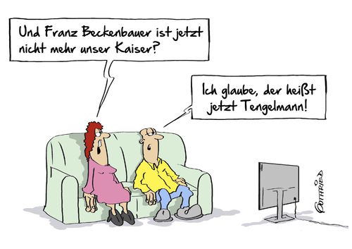 Cartoon: Tengelmann (medium) by Marcus Gottfried tagged franz,beckenbauer,tengelmann,kaisers,geschäft,supermarkt,sport,fussball,name,verwechslung,ehrenamt,dfp,fifa,sommermärchen,freude,marcus,gottfried,cartoon,karikatur,franz,beckenbauer,tengelmann,kaisers,geschäft,supermarkt,sport,fussball,name,verwechslung,ehrenamt,dfp,fifa,sommermärchen,freude,marcus,gottfried,cartoon,karikatur