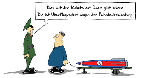 Cartoon: Überflugverbot (medium) by Marcus Gottfried tagged trump,donald,usa,us,angriff,langstreckenrakete,mittelstreckenrakete,sprengkopf,kom,jong,un,nordkorea,feinde,freunde,marcus,gottfried,cartoon,karikatur,trump,donald,usa,us,angriff,langstreckenrakete,mittelstreckenrakete,sprengkopf,kom,jong,un,nordkorea,feinde,freunde,marcus,gottfried,cartoon,karikatur