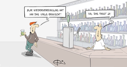 Virus erwischt