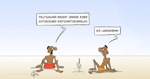 Cartoon: Wirtschaftseinbruch (medium) by Marcus Gottfried tagged wirtschaft,einbruch,arbeitslos,rezession,depression,inflation,geld,bruttoinlandsprodukt,bip,einkommen,historisch,unangenehm,armutszeugnis,armut,kontinent,afrika,wirtschaft,einbruch,arbeitslos,rezession,depression,inflation,geld,bruttoinlandsprodukt,bip,einkommen,historisch,unangenehm,armutszeugnis,armut,kontinent,afrika