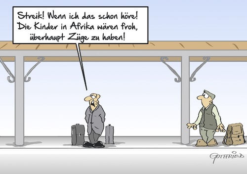 Cartoon: Zug in Afrika (medium) by Marcus Gottfried tagged streik,lokführer,gdl,verständnis,eisenbahn,reise,reisender,afrika,kinder,froh,marcus,gottfried,cartoon,karikatur,streik,lokführer,gdl,verständnis,eisenbahn,reise,reisender,afrika,kinder,froh,marcus,gottfried,cartoon,karikatur