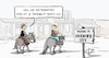 Cartoon: 20210113-LockdownCity (small) by Marcus Gottfried tagged lockdown,innenstadt,menschenleer,corona,covid,ausgangssperre,ausgangsbeschränkung