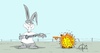 Cartoon: 20210313-HaseIgel (small) by Marcus Gottfried tagged südafrika,mutation,covid,corona