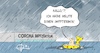 Cartoon: 20210715-Impftermin (small) by Marcus Gottfried tagged impfung,corona,termin,impfzentrum,hochwasser,regen,überschwemmungen