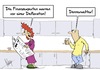 Cartoon: Defloration (small) by Marcus Gottfried tagged inflation,deflation,defloration,experten,börse,finanzen,geld,währung,finanzexperten,donnerwetter,staunen,küche,ehe,ehepaar,frühstück,marcus,gottfried,cartoon,karikatur