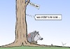 Cartoon: die Eiche (small) by Marcus Gottfried tagged eiche,wildschwein,spruch,stören,kratzen,g7,russland,europa,besprechung,gipfel,marcus,gottfried,cartoon,karikatur,krim,sanktionen,strafe