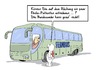 Cartoon: Ebola-Bus (small) by Marcus Gottfried tagged ebola,afrika,infizierte,kranke,helfer,freiwillig,freiwillige,rotes,kreuz,rücktransport,flugzeug,bundeswehr,defekt,reparatur,bus,fernbus,alternative,marcus,gottfried,cartoon,karikatur