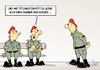 Cartoon: eigener Seelsorger (small) by Marcus Gottfried tagged bundeswehr,dienstanweisung,tattoo,tätowierte,schmuck,körperschmuck,seelsorger,extrawurst,marcus,gottfried,cartoon,karikatur,soldat,armee,vorgesetzter,beschwerde,sonderfall,piercing,haut,ring