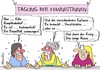 Cartoon: Feministinnen (small) by Marcus Gottfried tagged köln,hauptbahnhof,sexuelle,übergriffe,übergriff,asylant,ausländer,hetze,politisch,korrekt,vorplatz,feministin,ausdruck,einzelfall,überbewerten,überbewertung,applaus,freude,marcus,gottfried,cartoon,karikatur