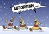 Cartoon: Flucht vom Weihnachtsmarkt (small) by Marcus Gottfried tagged weihnachtsmarkt,terror,terrorwarnung,angriff,is,isis,glaube,weihnachten,christ,moslem,islam,religion,wham,last,christmas,weihnachtslied,überdruss,frankreich,deutschland,freude,marcus,gottfried,cartoon,karikatur