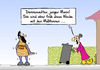 Cartoon: frühe Müllabfuhr (small) by Marcus Gottfried tagged shariah,police,polizei,glauben,religion,wuppertal,streng,islam,moslem,auslegung,kontrolle,verwechslung,berufsbekleidung,müllabfuhr,müllmann,müll,mülltonne,dame,früh,abfuhr,restmüll,entsorgung,freude,marcus,gottfried,cartoon,karikatur