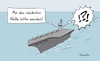 Cartoon: Google (small) by Marcus Gottfried tagged nordkorea australien trump uss carl vinson flugzeugträger waffen armee schiff krieg verfahren umleitung kurs richtung navigation naiv navigationsgerät googlemaps mappe plan freunde marcus gottfried cartoon karikatur