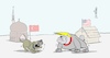 Cartoon: Hundegebell (small) by Marcus Gottfried tagged syrien,is,kurden,usa,trump,türkei,erdogan