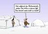 Cartoon: Iglu (small) by Marcus Gottfried tagged iglu,platz,zelt,flüchtling,zugereister,asyl,unterkunft,lager,aufnahmelager,aufnahme,refugee,zeltstadt,umzug,kälte,winter,schnee,heizung,ruhe,freude,marcus,gottfried,cartoon,karikatur