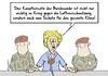 Cartoon: Kampfeinsatz (small) by Marcus Gottfried tagged bundeswehr,syrien,frankreich,armee,kampfeinsatz,von,der,leyen,verteidigungsministerin,mandat,un,eu,europa,grenze,is,isis,türkei,klima,klimaschutz,klimakonferenz,luftverschmutzung,schmutz,umwelt,umweltschutz,kampf,tornado,flugzeug,partner,hilfe,freunde,lis