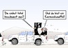 Cartoon: Karnevalsmuffel (small) by Marcus Gottfried tagged karneval,fünfte,jahreszeit,muffel,anhänger,fan,begeisterung,fastnacht,verkleidung,glauben,islamist,islam,is,islamischer,staat,krieg,syrien,toyota,hilux,pickup,clown,nase,köln,altweiber,marcus,gottfried,cartoon,karikatur