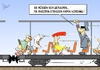 Cartoon: marode Strassen (small) by Marcus Gottfried tagged strassen,strassenbau,marode,reparatur,bahn,marcus,gottfried,cartoon,karikatur,eisenbahn,investitionen,steuereinnahmen,steuerentfremdung,geld,euro,regierung,zweckentfremdung