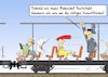 Cartoon: nötige Investitionen (small) by Marcus Gottfried tagged bahnchef,grube,bundesbahn,profile,bahn,eisenbahn,deutschbahn,investitionen,pünktlichkeit,service,schaffner,reisender,reisende,bahnreise,zustand,klimaanlage,verspätung,freude,marcus,gottfried,cartoon,karikatur