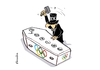 Cartoon: Olympia-Sarg (small) by Marcus Gottfried tagged russland,doping,ioc,bach,sport,brasilien,rio,de,janairo,ausschluss,spiele,putin,sargnagel,beerdigung,sarg,freunde,marcus,gottfried,cartoon,karikatur