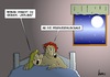 Cartoon: Pauschale (small) by Marcus Gottfried tagged pauschale,bett,paar,nacht,ehe,freundin,freund,frage,denken,gedanken,pendler,pendlerpauschale,mond