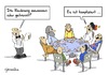 Cartoon: Rechnung zusammen (small) by Marcus Gottfried tagged rechnung,abrechnung,griechenland,schulden,krise,essen,eu,europa,iwf,ezbrestaurant,freizeit