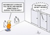 Cartoon: saubere Toilette (small) by Marcus Gottfried tagged toilette,hygiene,sauberkeit,sauber,bad,pinkelbecken,klo,bewusst,zwei,millionen,menschen,marcus,gottfried,cartoon,karikatur,zugang,möglichkeit