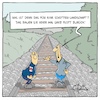 Cartoon: Schotterlandschaft (small) by Marcus Gottfried tagged schotter,schottergarten,landschaft,grün,insekten,blumen,nahrung,bahn,bahntrasse,bahnlinie,bundesbahn,gleise,eisenbahngleise