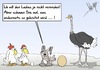 Cartoon: Straussen-Ei (small) by Marcus Gottfried tagged strauss,huhn,hase,ostern,ei,leistung,größe,vorgabe,leistungssteigerung,leistungsdruck,zufrieden,erfolg,marcus,gottfried,cartoon,karikatur