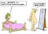 Cartoon: unattraktiv (small) by Marcus Gottfried tagged unattraktiv,frau,mann,ehepaar,ehe,schlafzimmer,alice,schwarzer,spiegel,sorgen,finanzen,steuerhinterziehung,steuern,finanzamt,behörde,strafe,nachzahlung,marcus,gottfried,cartoon,karikatur,anziehung,bett,meinung,emanzipation,moral,moralapostel